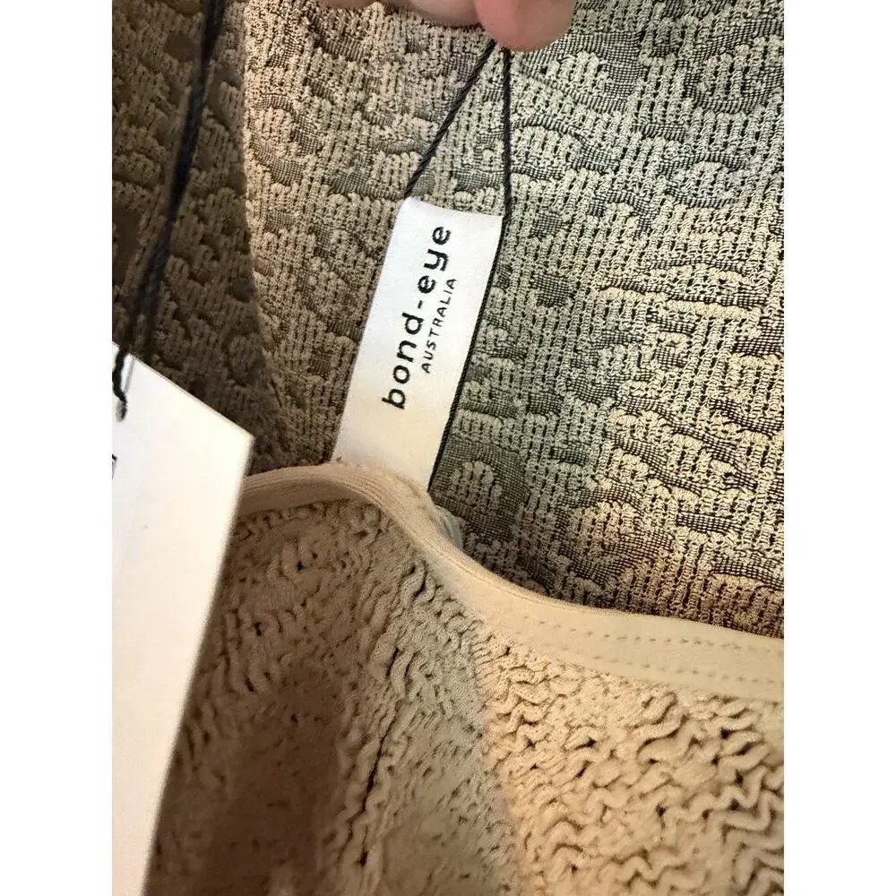 Bond-eye Low Palace One Piece Tan One Size Fits Most NEW $180
